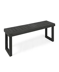 Streamdale Nestor Acacia Wood Outdoor Bench 60"W