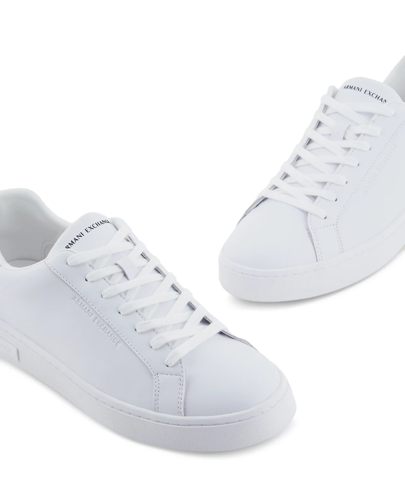 A|X Armani Exchange Men's London Lace-Up Leather Sneaker