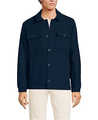 Lands' End Men's Wool Blend Shirt Jacket