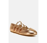 Rag & Co Macarina Triple Strap Mary Jane Sandals
