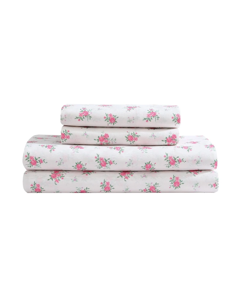 Betsey Johnson Bow Stripe Reversible -Pc. Comforter Set