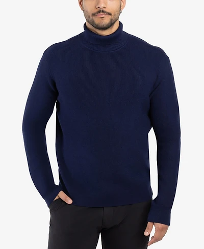 Spring + Mercer Men's Ribbed Turtle Neck Sweater
