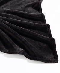 Eddie Bauer Solid Ultra Lux Plush Reversible Throw, 60" X 50"