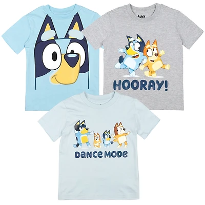 Bluey Boys 3 Pack T-Shirts