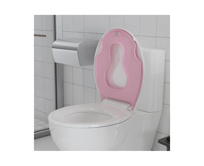 gaomon Toilet Seat Round,Toilet Seat with Toddler Seat Built in, Potty Training Toilet Seat Round Fits Both Adult and Child, with Soft Close, Easy Ins
