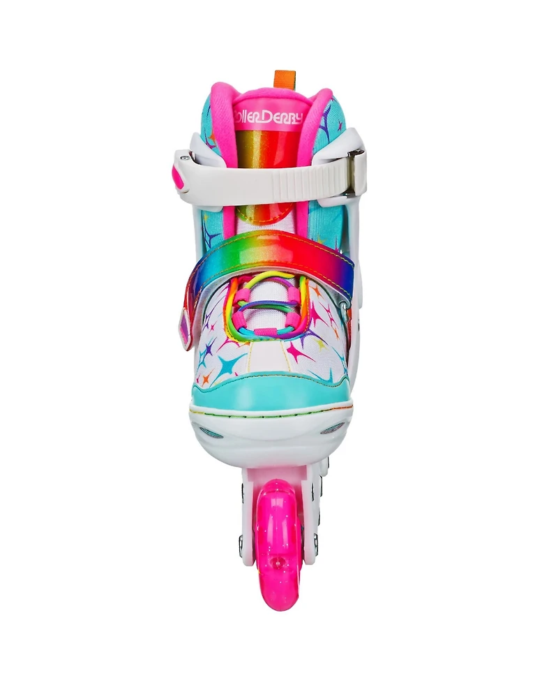 Roller Derby Stryde Lighted Girl's Adjustable Skates Medium (2-5)