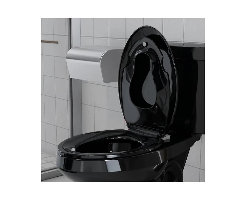 gaomon Toilet Seat Elongated,Toilet Seat with Toddler Seat Built in, Potty Training Toilet Seat Elongated Fits Both Adult and Child, with Soft Close