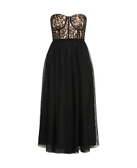 City Chic Plus Sweet Beauty Maxi Dress