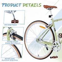 Streamdale Single Speed Retro 700C City Bike