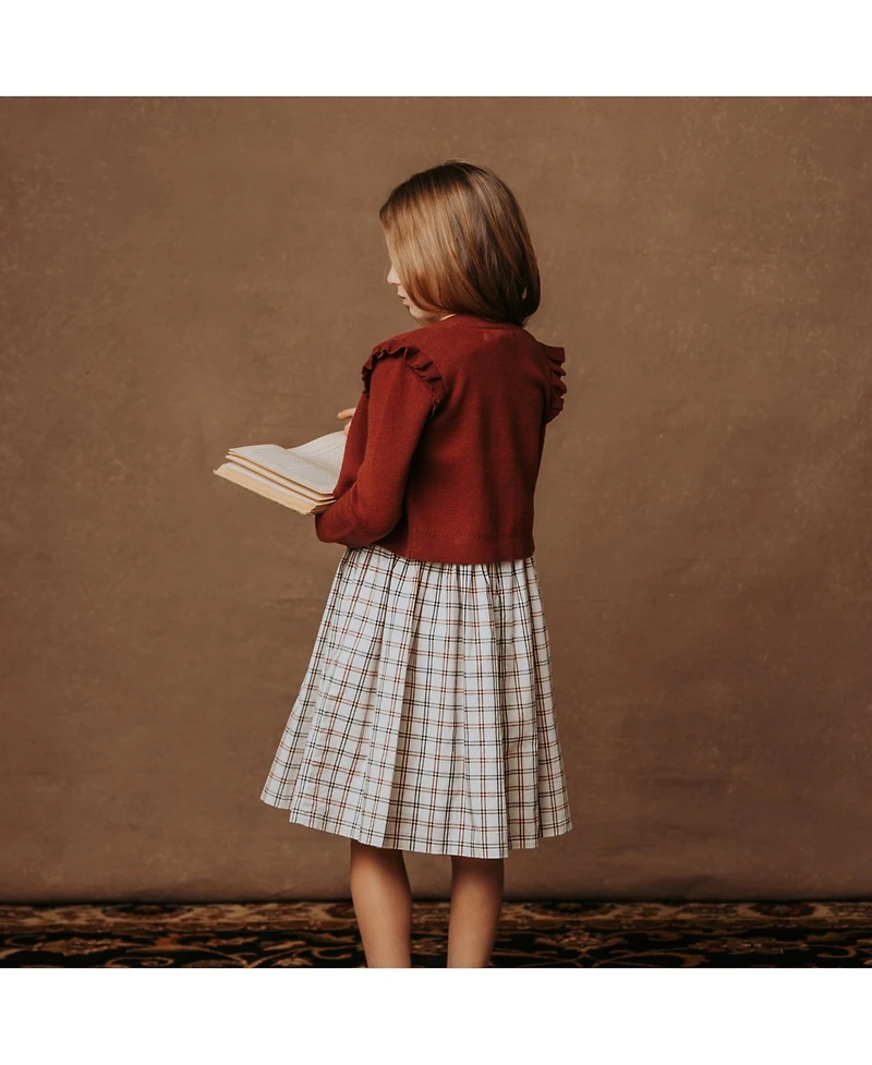 Hope & Henry Toddler Girls Sleeveless Stretch Poplin Sash Dress