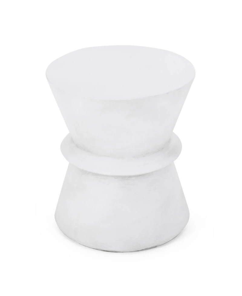 Streamdale Hourglass End Table Chic, Durable, And Assembly-Free