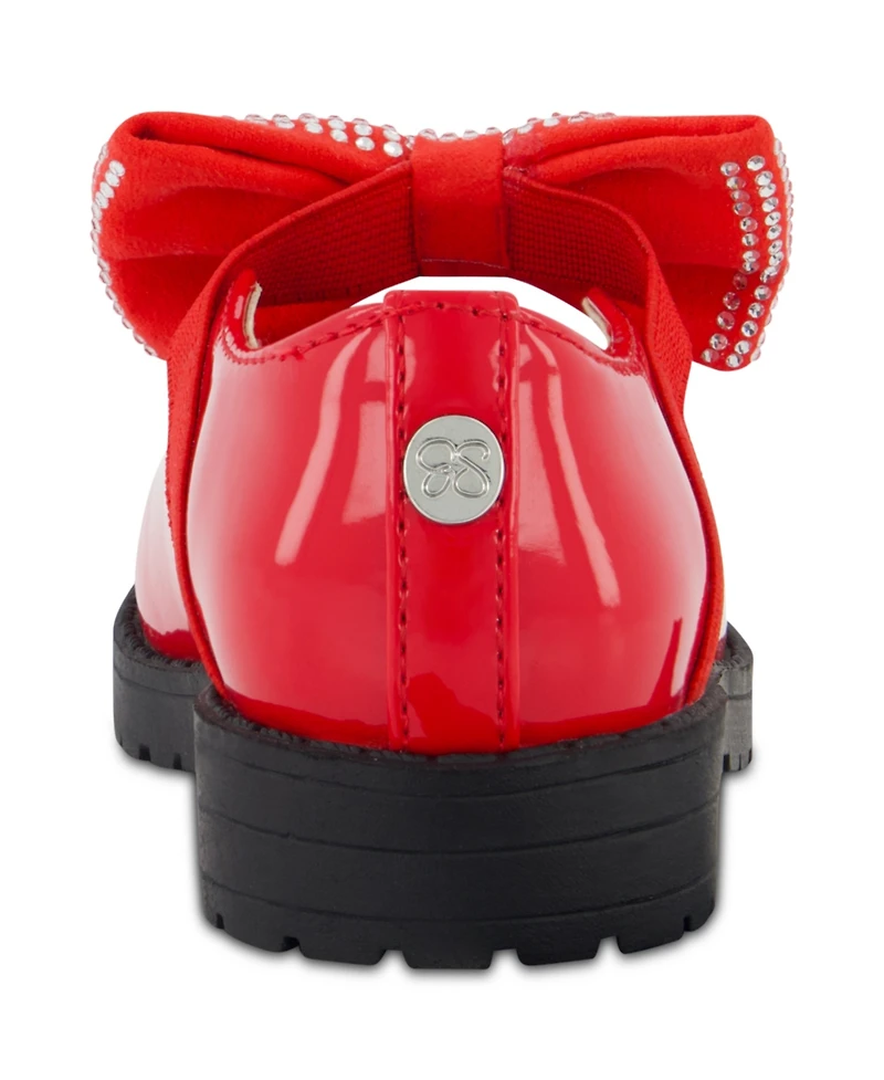 Jessica Simpson Toddler Girls Aubrey Bow Slip on Shoe