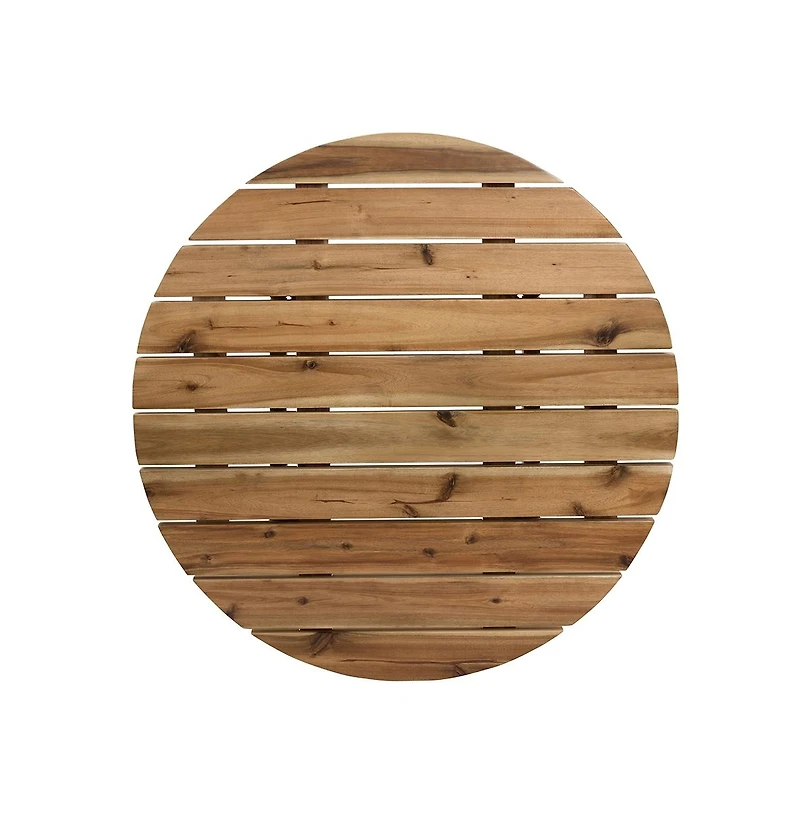 Streamdale D32x30" Round Dining Table, Solid Wood
