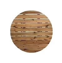 Streamdale D32x30" Round Dining Table, Solid Wood