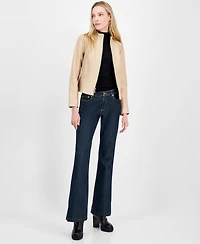 Michael Michael Kors Women's Zip-Front Leather Jacket