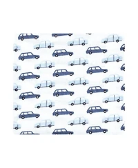 Hudson Baby Infant Boy Cotton Flannel Receiving Blankets, Cowboy, One