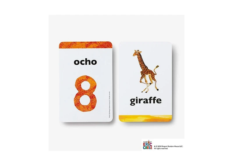 Barnes & Noble The World of Eric Carle Bilingual Flashcards: 50 Cards in English and Spanish by Eric Carle