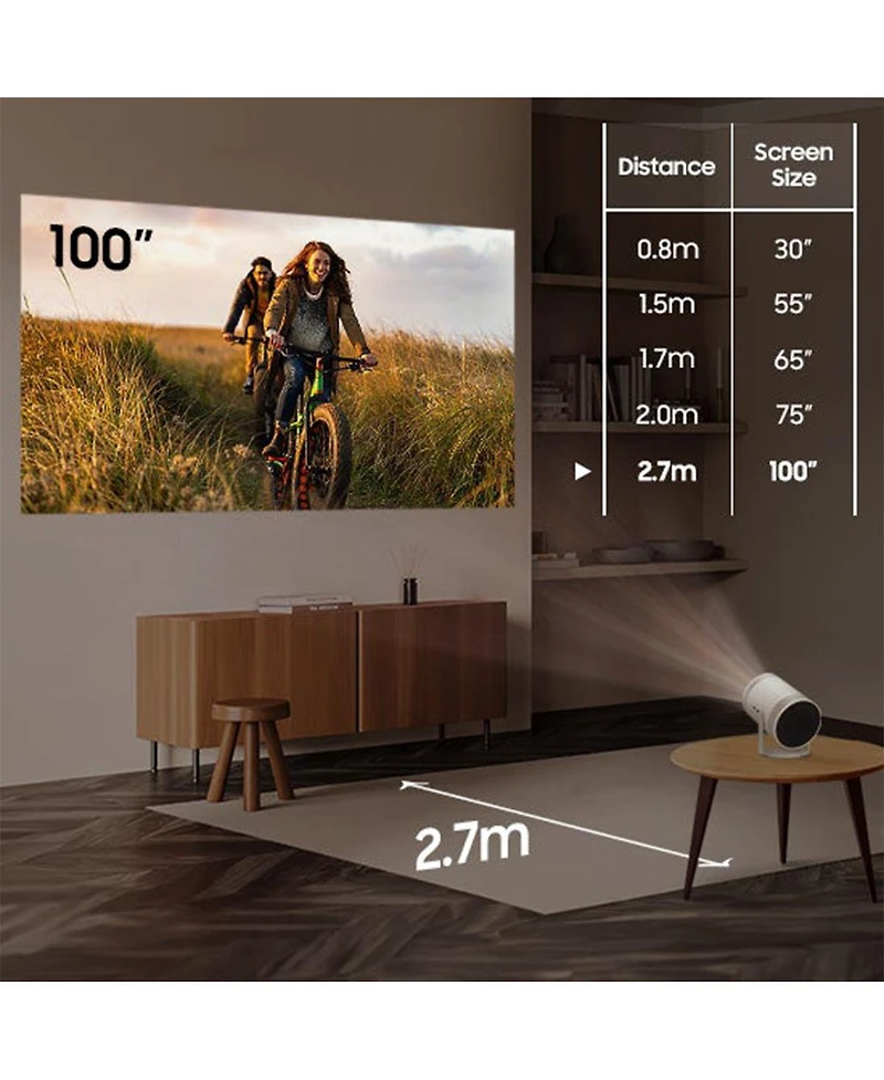 Samsung The Freestyle 2nd Gen Smart Projector with Gaming Hub