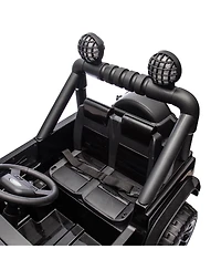 Streamdale Furniture Licensed 2015 Land Rover Defender 90,24V Kids Ride On Xxl Car W/Parents Control,2wd, Four-wheel suspension, Bluetooth, MP3,Music,