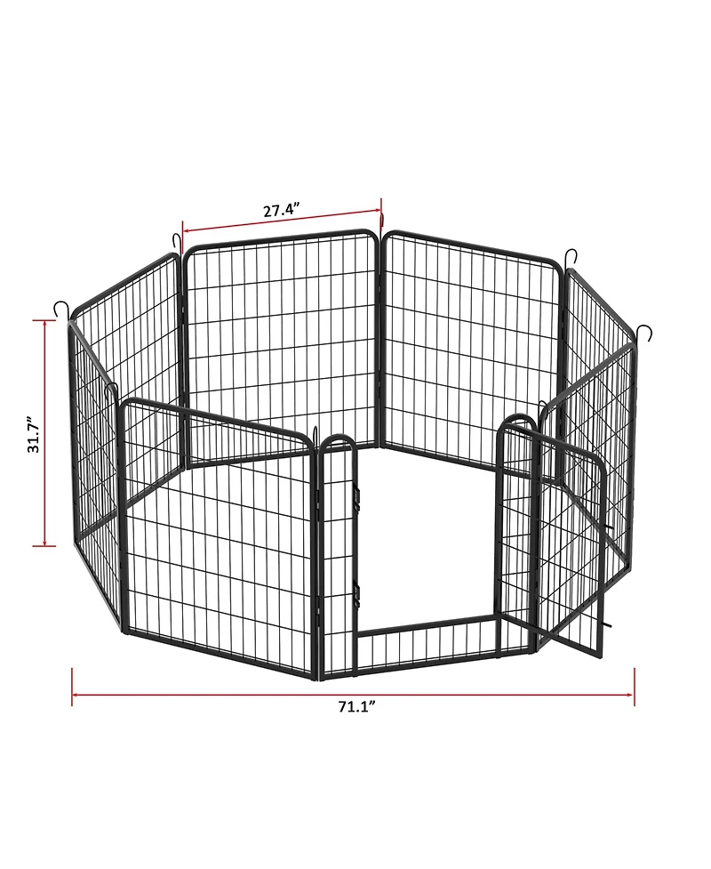 Streamdale Heavy Duty Metal Pet Playpen with Door