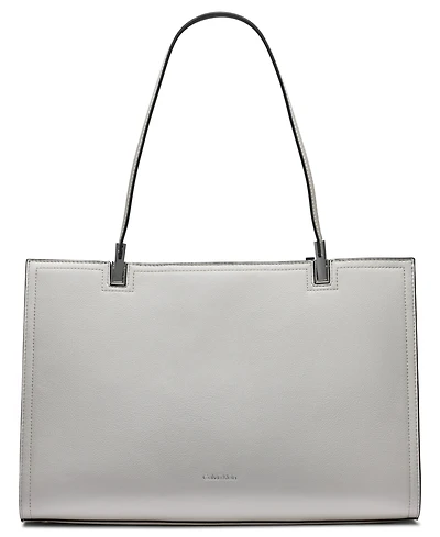 Calvin Klein Verne Mixed Material Tote