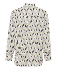 Olsen Women's Modern Retro Print Shirt
