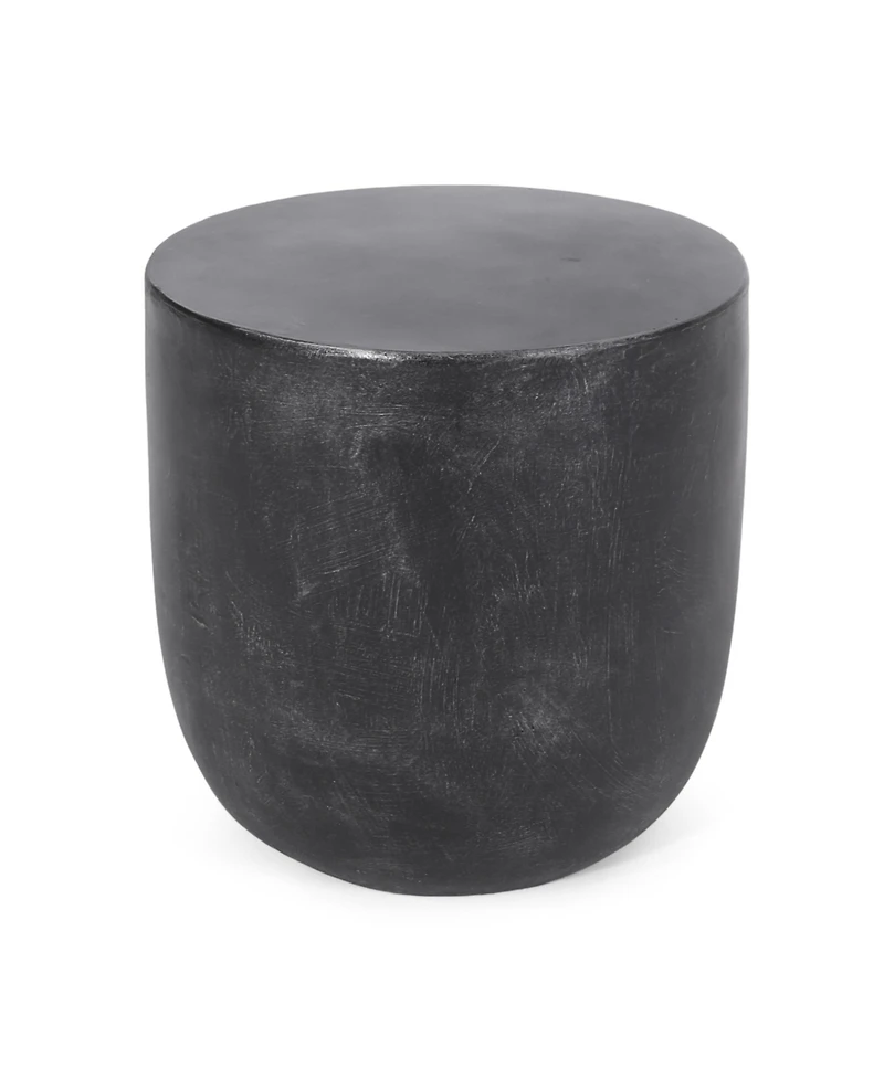Streamdale Modern Concrete Side Table Durable, Waterproof, Assembled
