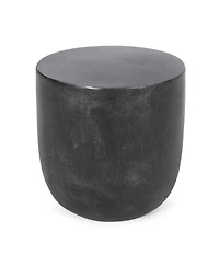 Streamdale Modern Concrete Side Table Durable, Waterproof, Assembled