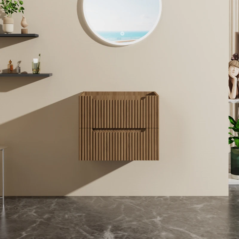 Streamdale Goodyo 24" Wall-Mount Bathroom Vanity Cabinet Floating (Cabinet Only)