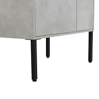 30 Inch Bathroom Vanity, Freestanding Bathroom Vanity or Floating is Optional Conversion, 3018-00330CG-1(Kd-Packing)-Excluding Sink