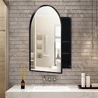 Streamdale Arched Recessed Medicine Cabinet with Mirror