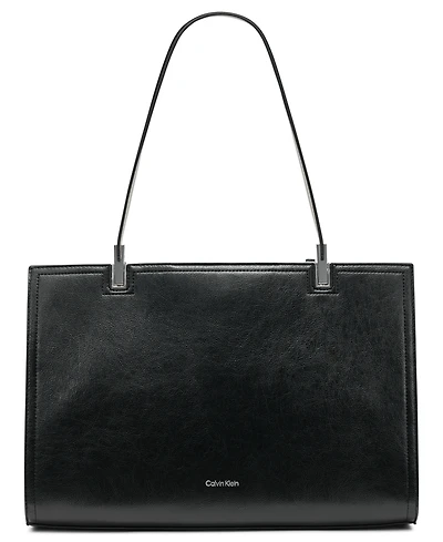 Calvin Klein Verne Mixed Material Tote
