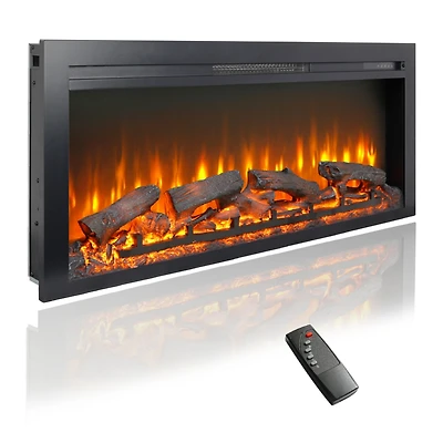 Streamdale 44" Recessed Electric Fireplace with Remote