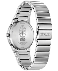 Citizen Eco-Drive Men's Star Wars Millennium Falcon Hyperdrive Stainless Steel Bracelet Watch 40mm
