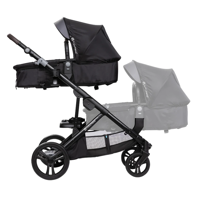 Baby Trend Baby Second Seat for Morph Single to Double Stroller - Dash Grey