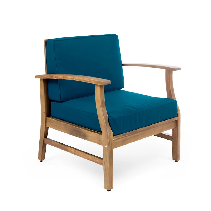 Perla Club Chairs Set Of 2, Blue