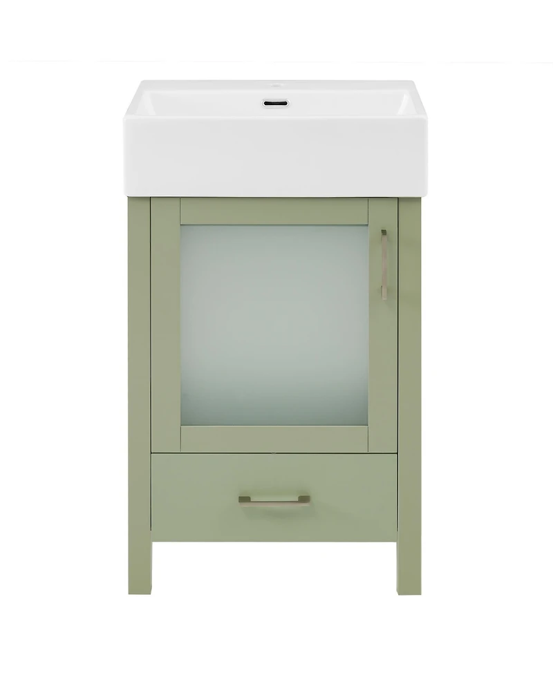 Streamdale Stylish 20" Vanity with Sink and Storage