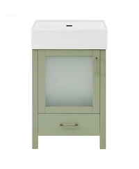 Streamdale Stylish 20" Vanity with Sink and Storage