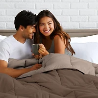 Bare Home Reversible Down Alternative Comforter Twin/Twin Xl