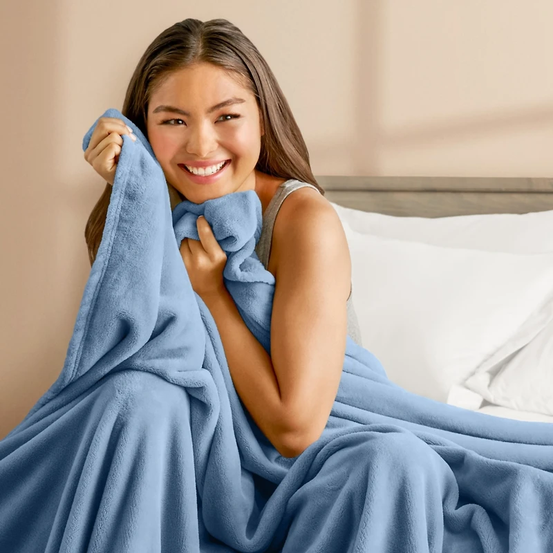 Bare Home Microplush Kids Blanket