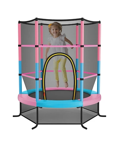 55" Kids Trampoline Bouncing Jumping Mat Recreational