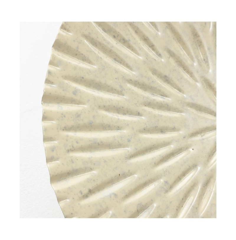 LuxenHome Multi-Color Coastal Abstract 47.25-Inch Wide Metal Wall Decor