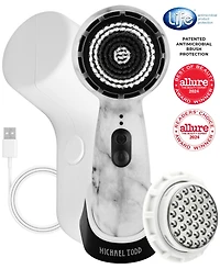 Michael Todd Beauty Soniclear Petite Antimicrobial Sonic Skin Cleansing Brush White Marble