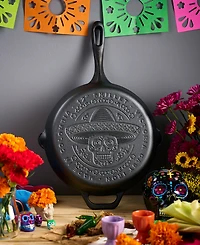 Victoria Cast Iron 12" Skillet with Helper Handle