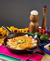 Victoria Cast Iron 12" Skillet with Helper Handle