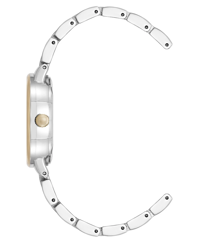 Anne Klein Women's Quartz Light Blue Charming and Two-Tone Alloy Metal Watch, 30mm