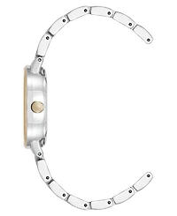 Anne Klein Women's Quartz Light Blue Charming and Two-Tone Alloy Metal Watch, 30mm