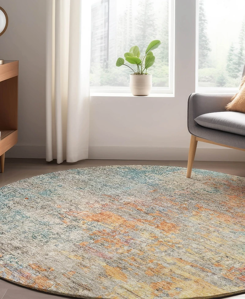 Dalyn Trevi Washable TV13 8'x8' Round Area Rug