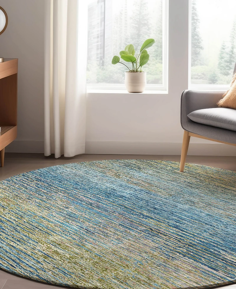 Dalyn Trevi Washable TV1 8'x8' Round Area Rug