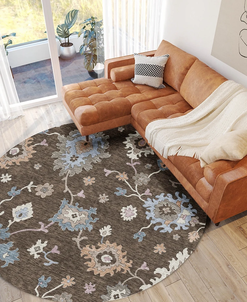 Dalyn Hatay Washable HY4 8'x8' Round Area Rug